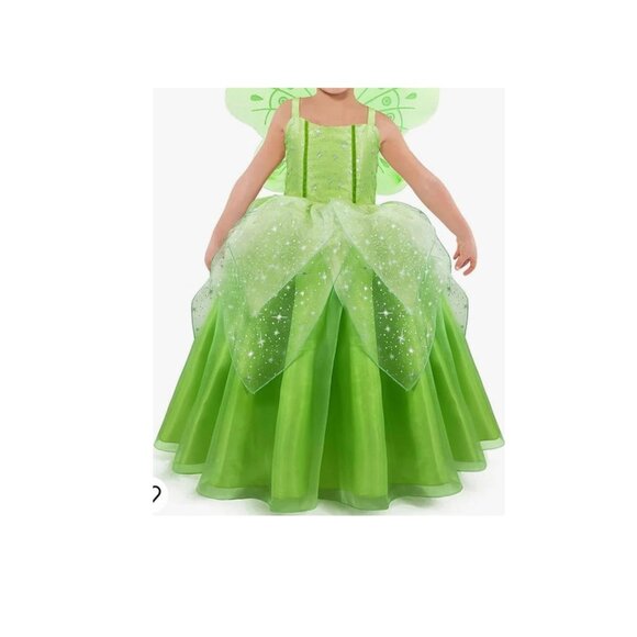 Other - Girls Tinker Bell Style Costume Dress Only Size 6-7 years (DRESS ONLY)